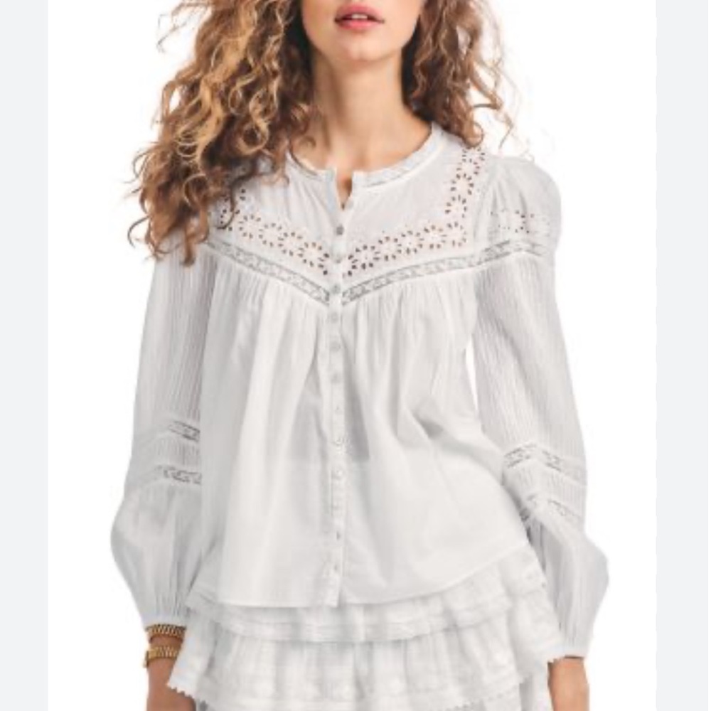 LoveShackFancy Badyn Blouse